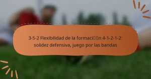 3-5-2 Flexibilidad de la formación 4-1-2-1-2: solidez defensiva, juego por las bandas