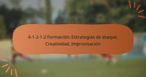 4-1-2-1-2 Formación: Estrategias de ataque, Creatividad, Improvisación