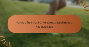 Formación 4-1-2-1-2: Fortalezas, Debilidades, Adaptabilidad